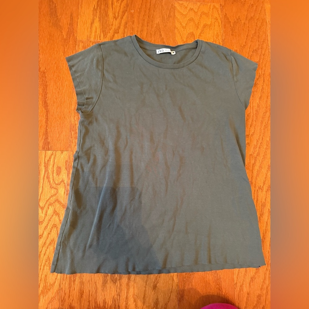 Zara Charcoal Tee